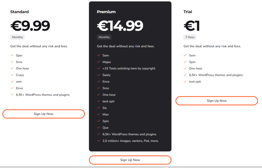 prix abonnement rankerfox
